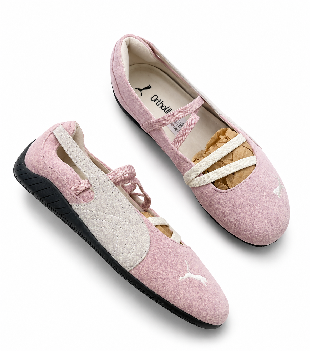 Pink Ballet Sneakers for Women | Premium 1:1 Quality