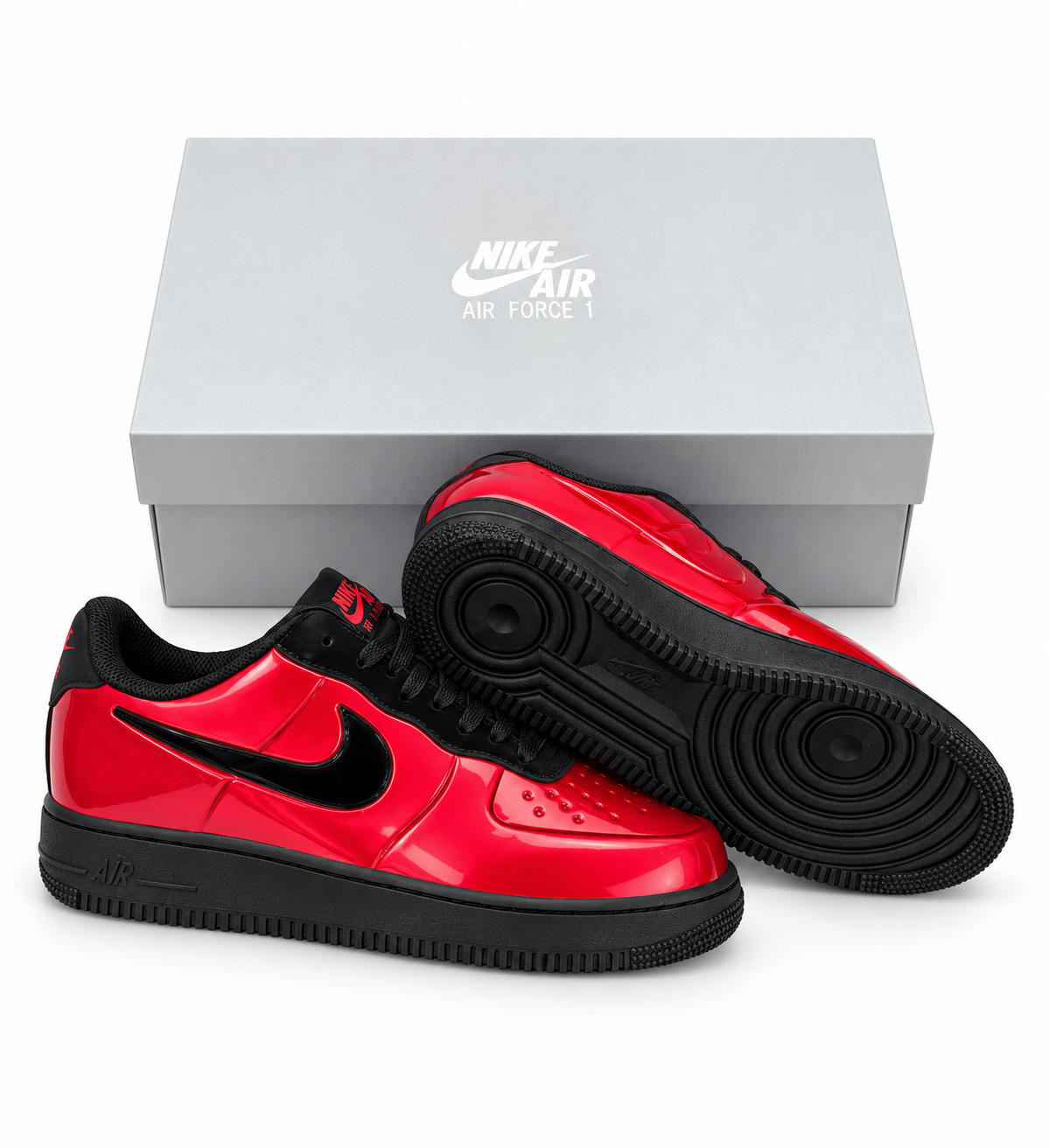 Nike Air Force Foamposite Pro Red - Image 2