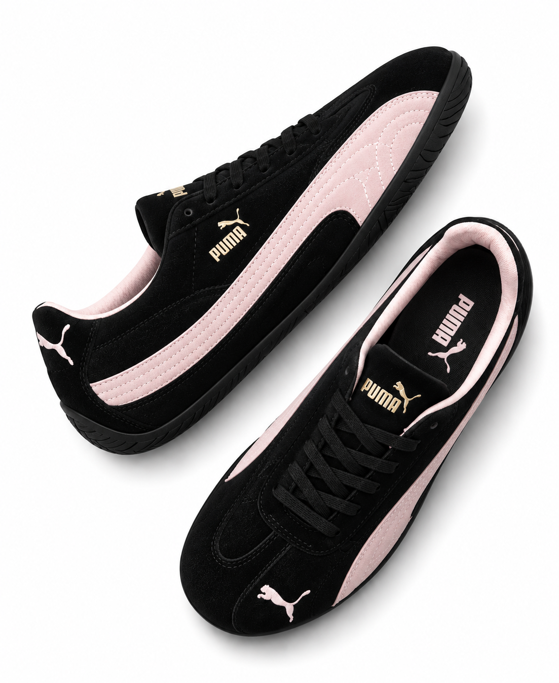 PUMA Speedcat Black Pink Sneakers 1