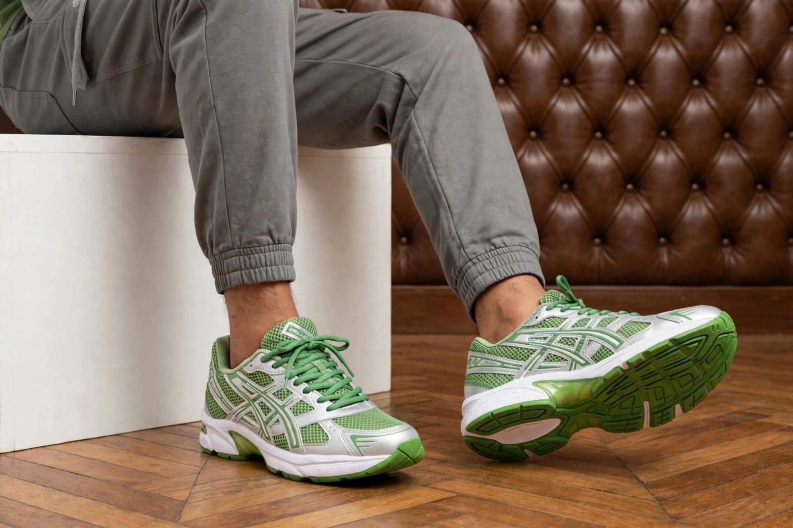ASICS GEL 1130 Metallic Swamp Green
