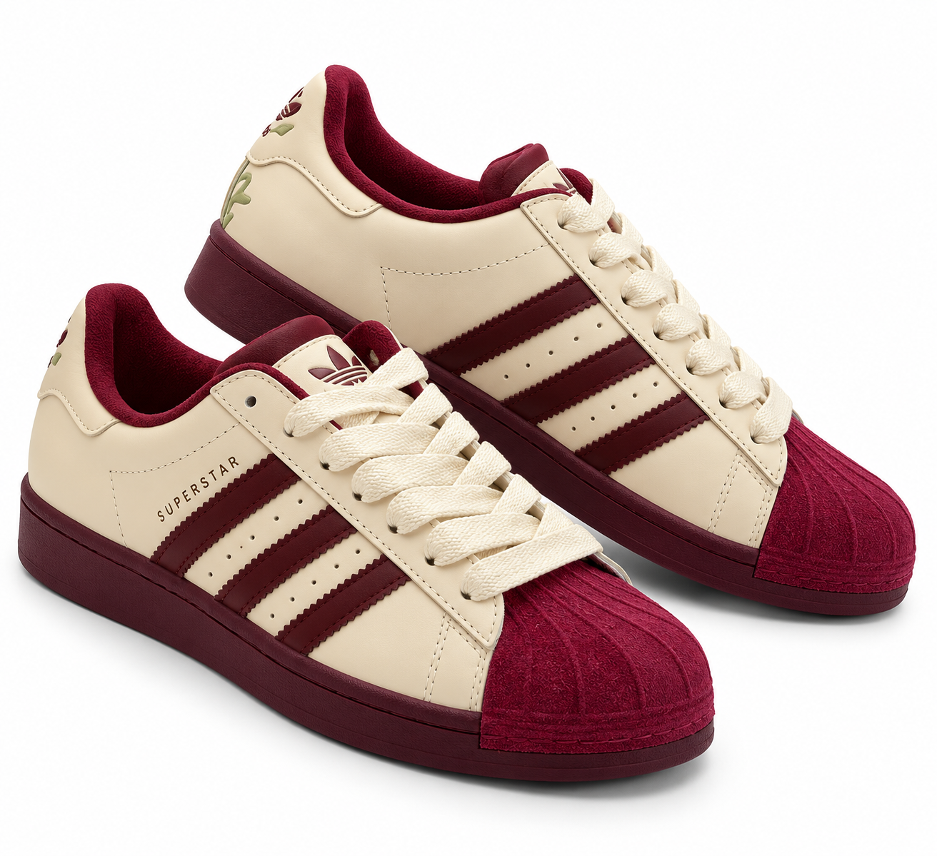 Adidas Originals Superstar Wine White